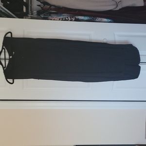 Black dress with sexy back cutouts